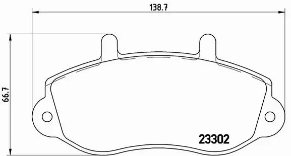 BREMBO KLOCKI MOVANO MASTER 1.9DTI 2.5CDTI 2.8DTI 