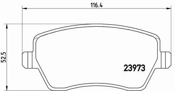 BREMBO TARCZE+KLOCKI P RENAULT THALIA II 238MM 