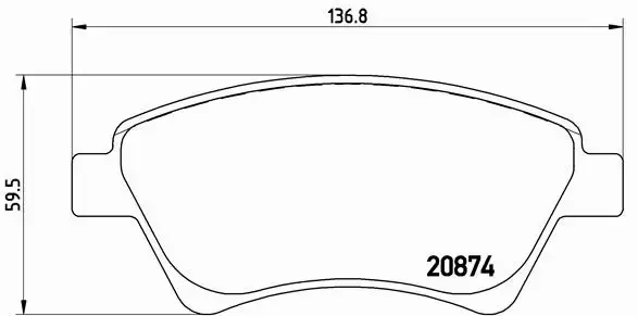 BREMBO TARCZE+KLOCKI P RENAULT SCENIC II 280MM 