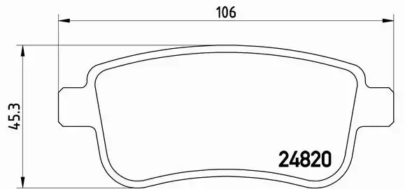 BREMBO KLOCKI HAMULCOWE P 68 041 