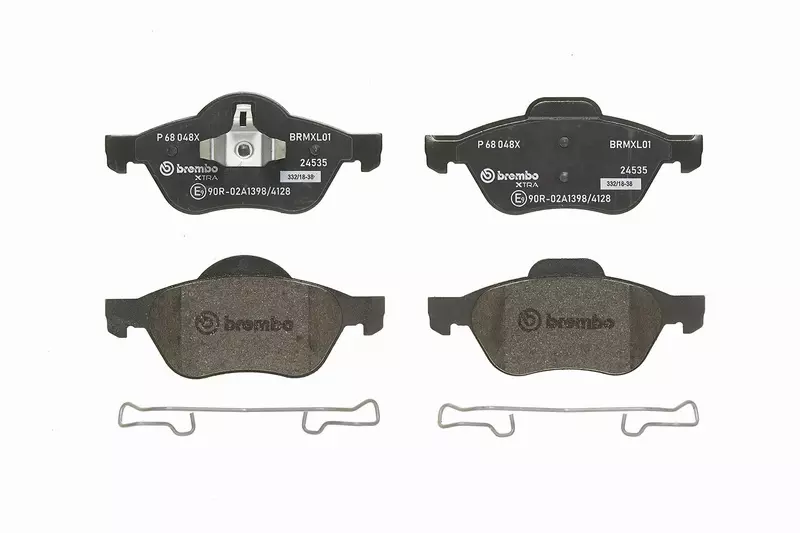 BREMBO Zestaw klocków hamulcowych, hamulce tarczowe P 68 048X 