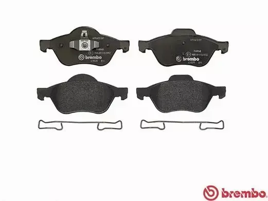  BREMBO TARCZE+KLOCKI PRZÓD RENAULT MEGANE II 260MM 