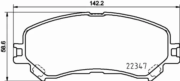 BREMBO Zestaw klocków hamulcowych, hamulce tarczowe P 68 067 