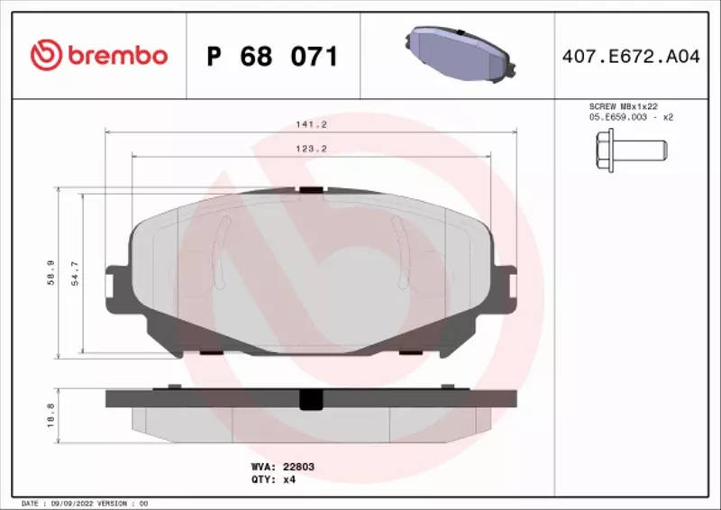 BREMBO TARCZE+KLOCKI P RENAULT ESPACE V 320MM 