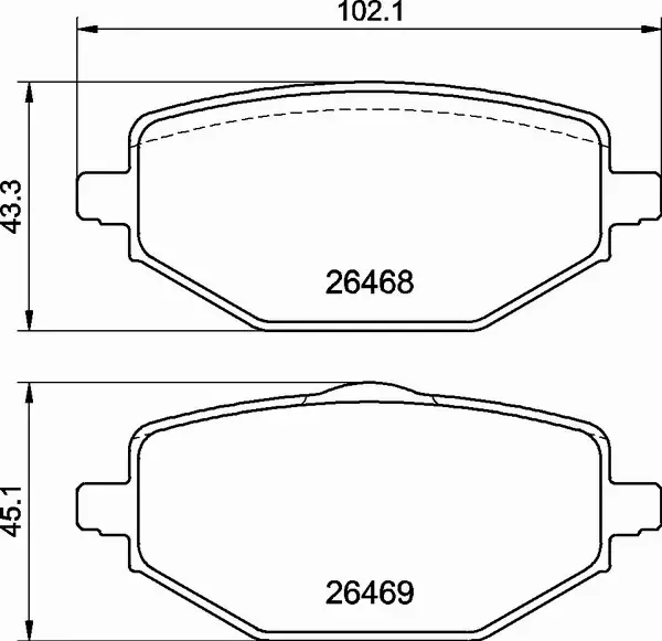 BREMBO KLOCKI HAMULCOWE P 68 076 