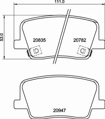 BREMBO KLOCKI HAMULCOWE P 77 003 