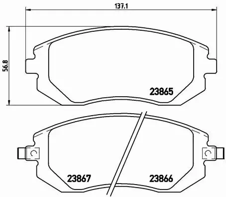 BREMBO TARCZE+KLOCKI PRZÓD SUBARU LEGACY V 276MM 