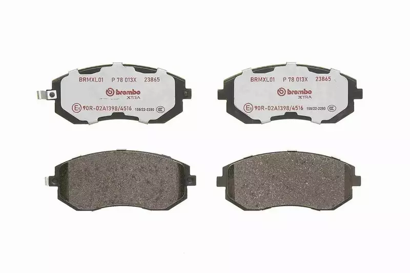 BREMBO Zestaw klocków hamulcowych, hamulce tarczowe P 78 013X 