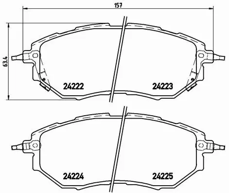 BREMBO TARCZE+KLOCKI P SUBARU LEGACY VI 315MM 