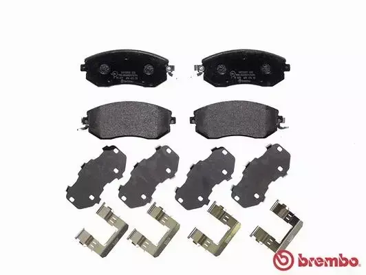 BREMBO Zestaw klocków hamulcowych, hamulce tarczowe P 78 021 