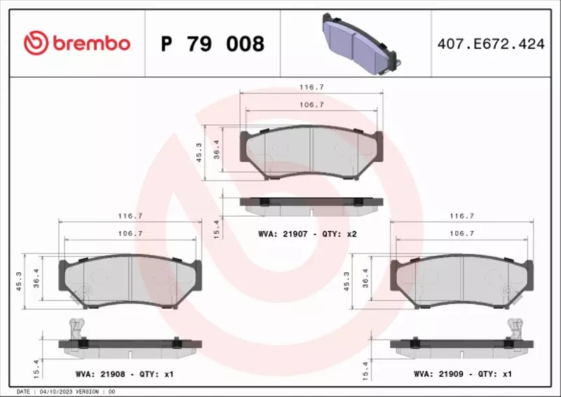 BREMBO TARCZE+KLOCKI PRZÓD GRAND VITARA I 310MM 