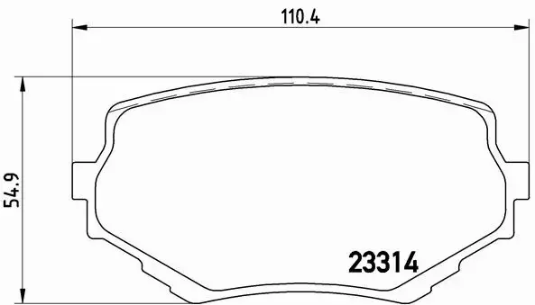 BREMBO KLOCKI HAM SUZUKI GRAND VITARA 2.0 2.5 2.7 