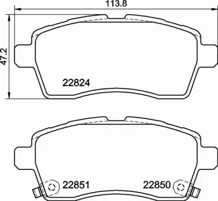 BREMBO KLOCKI HAMULCOWE P 79 037 