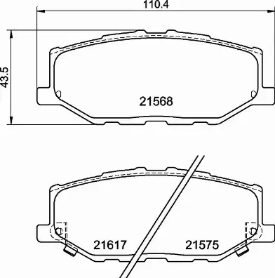 BREMBO KLOCKI HAMULCOWE P 79 040 