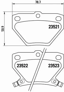 BREMBO TARCZE+KLOCKI TYŁ TOYOTA COROLLA VERSO 