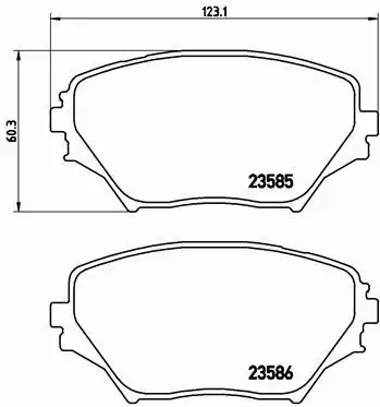 TARCZE BREMBO KLOCKI BREMBO TOYOTA RAV-4 RAV4 PRZE 