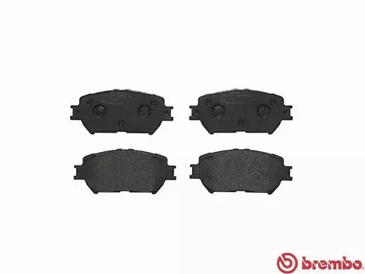 BREMBO Zestaw klocków hamulcowych, hamulce tarczowe P 83 062 