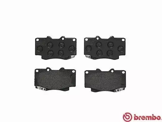 BREMBO Zestaw klocków hamulcowych, hamulce tarczowe P 83 069 