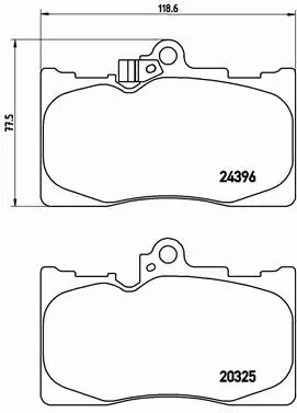 BREMBO TARCZE+KLOCKI PRZÓD LEXUS IS III 334MM 