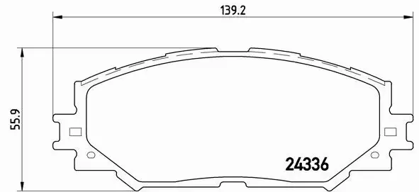 BREMBO TARCZE+KLOCKI PRZÓD TOYOTA AURIS E15 275MM 