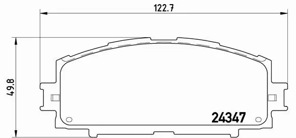 BREMBO Zestaw klocków hamulcowych, hamulce tarczowe P 83 086 