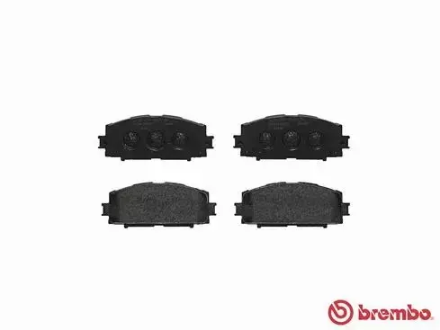 BREMBO Zestaw klocków hamulcowych, hamulce tarczowe P 83 086 