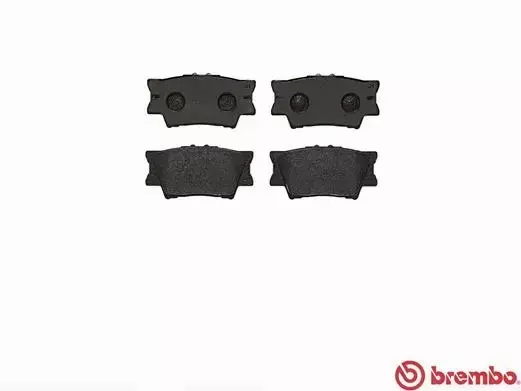 BREMBO Zestaw klocków hamulcowych, hamulce tarczowe P 83 089 