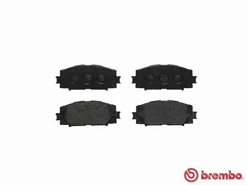 BREMBO Zestaw klocków hamulcowych, hamulce tarczowe P 83 106 