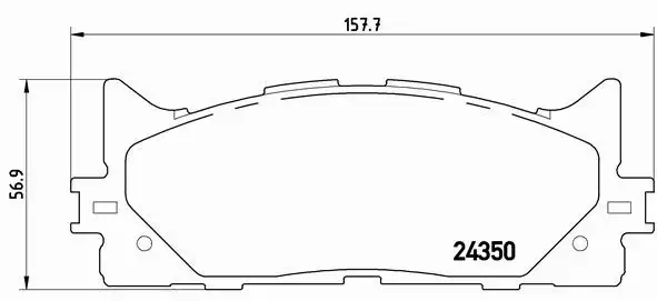 BREMBO TARCZE+KLOCKI PRZÓD LEXUS ES V VI 296MM 