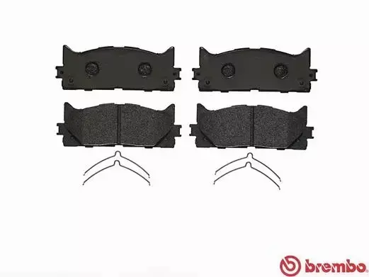 BREMBO Zestaw klocków hamulcowych, hamulce tarczowe P 83 117 