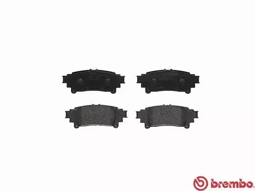 BREMBO Zestaw klocków hamulcowych, hamulce tarczowe P 83 132 