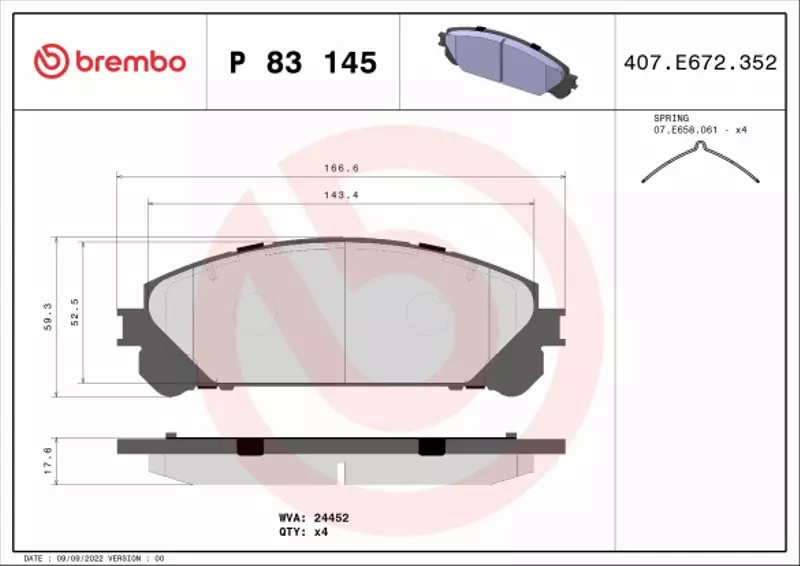 BREMBO TARCZE+KLOCKI PRZÓD TOYOTA RAV4 IV 328MM 