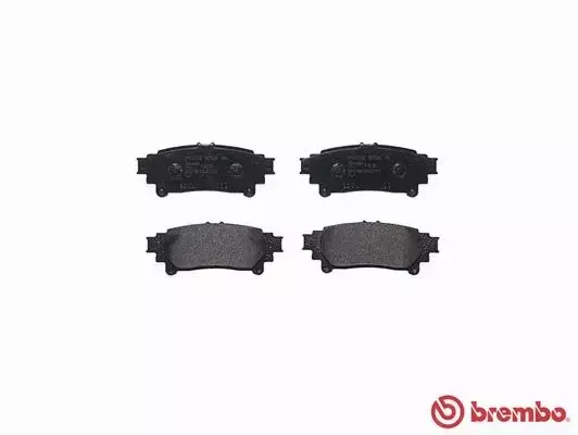 BREMBO Zestaw klocków hamulcowych, hamulce tarczowe P 83 152 