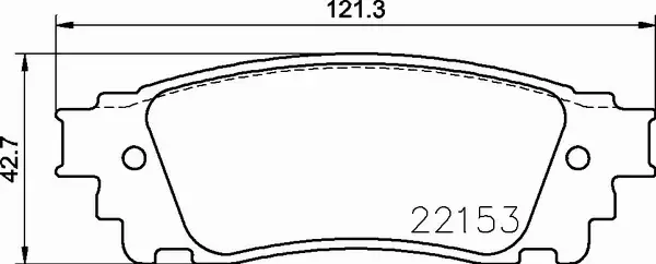 BREMBO TARCZE+KLOCKI TYŁ LEXUS NX I 281MM 