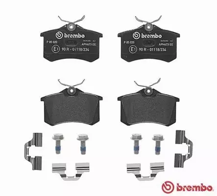  BREMBO TARCZE+KLOCKI TYŁ CITROEN DS4 249MM 