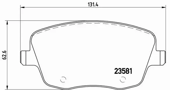 BREMBO TARCZE+KLOCKI PRZÓD SEAT CORDOBA 6L 288MM 