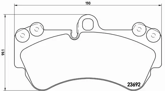 BREMBO TARCZE+KLOCKI P PORSCHE CAYENNE 9P 330MM 