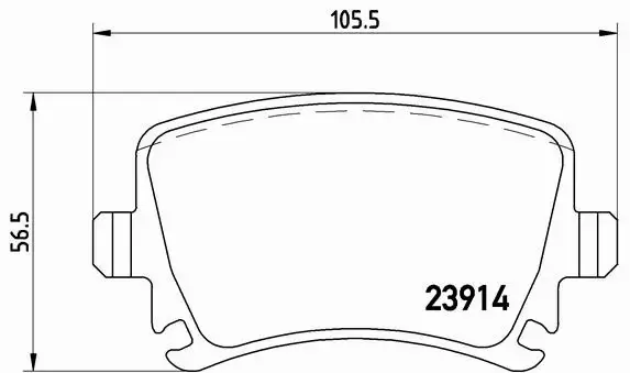 BREMBO TARCZE+KLOCKI TYŁ AUDI A4 B7 288MM 