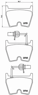 BREMBO TARCZE+KLOCKI PRZÓD AUDI A4 B7 RS4 365MM 