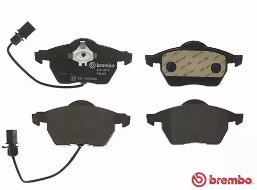 BREMBO XTRA TARCZE+KLOCKI PRZÓD AUDI A4 B6 288MM 