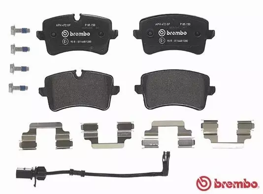 BREMBO TARCZE+KLOCKI TYŁ AUDI A6 C7 A7 4G 330MM 