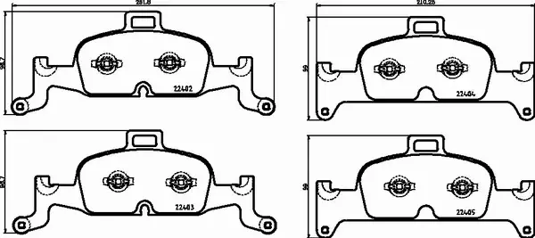 BREMBO TARCZE+KLOCKI PRZÓD AUDI A4 B9 A5 F5 338MM 