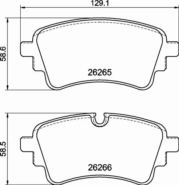 BREMBO KLOCKI HAMULCOWE P 85 185 