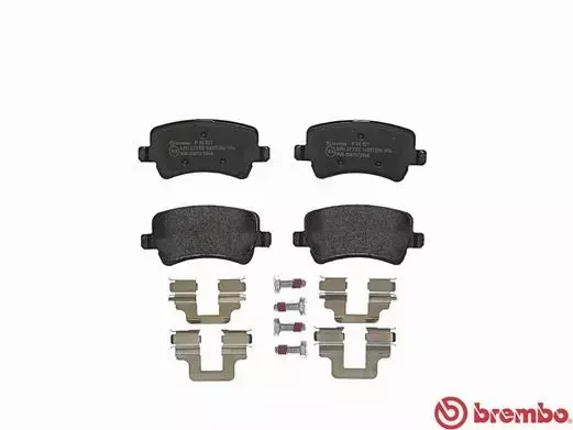 BREMBO Zestaw klocków hamulcowych, hamulce tarczowe P 86 021 