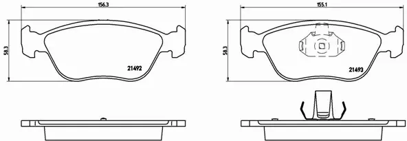  BREMBO TARCZE+KLOCKI PRZÓD VOLVO C70 I 302MM 