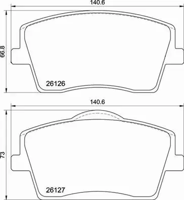 BREMBO KLOCKI HAMULCOWE P 86 031 