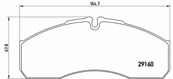 BREMBO Zestaw klocków hamulcowych, hamulce tarczowe P A6 022 