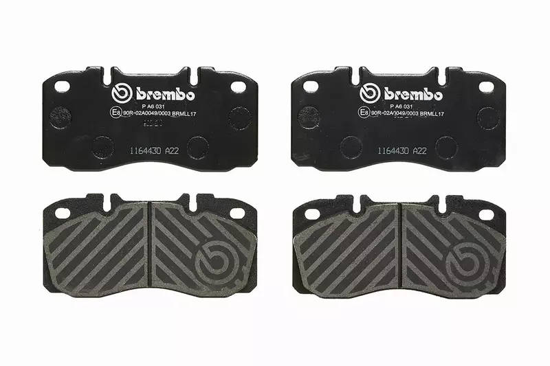 BREMBO KLOCKI HAMULCOWE P A6 031 