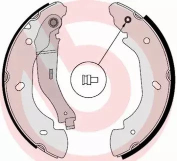 BREMBO SZCZĘKI HAMULCOWE S 24 538 