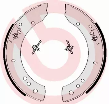 BREMBO SZCZĘKI HAMULCOWE S 44 502 